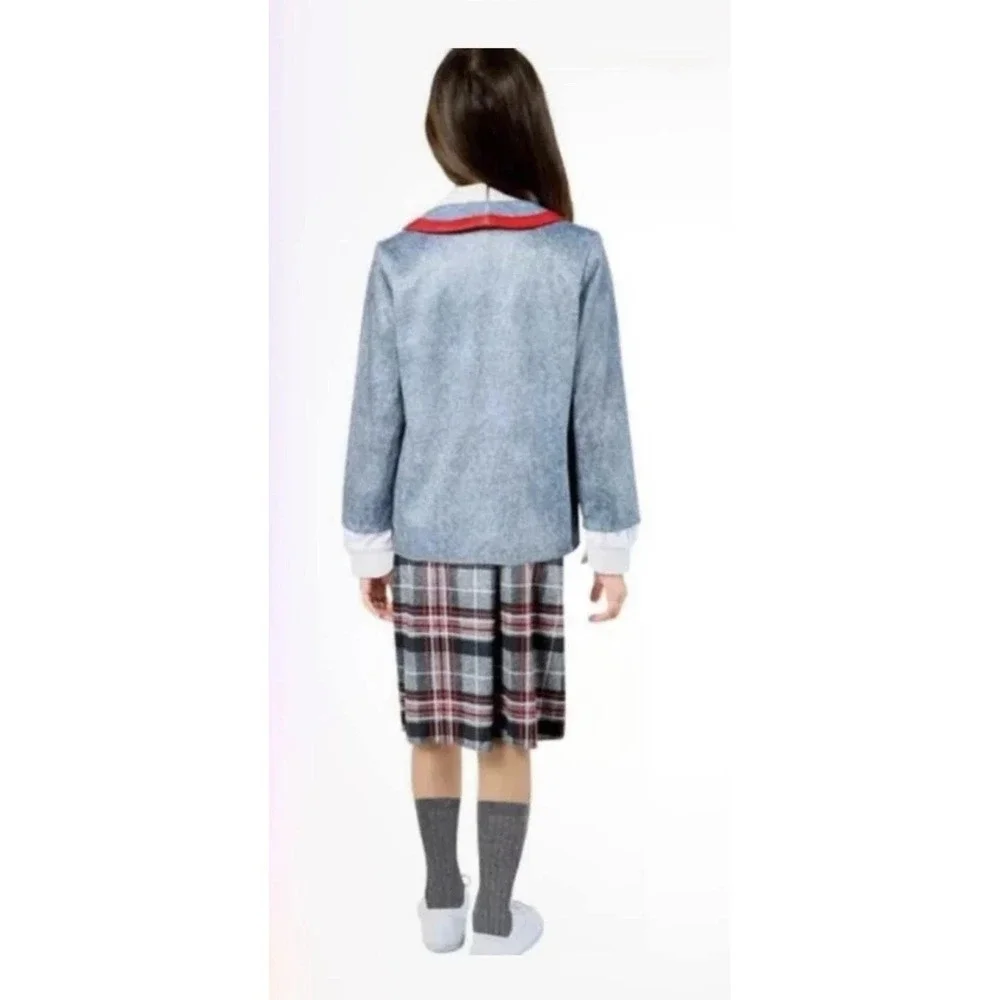 Beetlejuice Astrid Northanger School Girl Child Costume Large 10-12 Rubies NWT